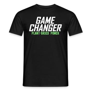 Game Changer Plant Based Power - T-shirt homme - noir - Devant - AI Model Male 178 light (178cm)