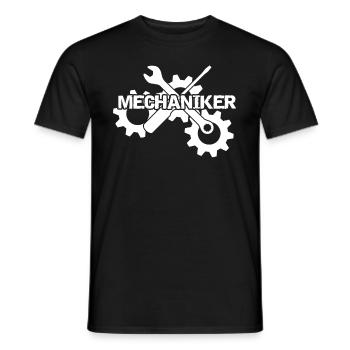 Mechaniker - Männer T-Shirt - Schwarz - Vorne - AI Model Male 178 light (178cm)