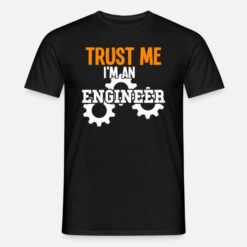 I'm an Engineer - Männer T-Shirt - Schwarz