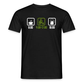 Cooles ATV Quad Fahrer Geschenk - Männer T-Shirt - Schwarz - Vorne - AI Model Male 178 light (178cm)