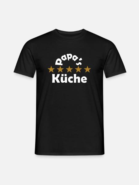 Coole & Lustige Koch Papa Geschenke - Männer T-Shirt - Schwarz