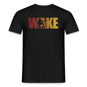 Cool wakeboarding sports nautiques cadeau - T-shirt homme - noir - Devant - AI Model Male 178 light (178cm)