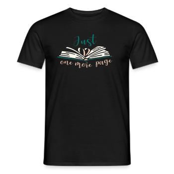 Bookworms & Bookworm Book Gift - T-shirt homme - noir - Devant - AI Model Male 178 light (178cm)