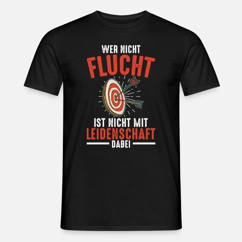 Bogenschützen Pfeil & Bogen Geschenk - Männer T-Shirt - Schwarz