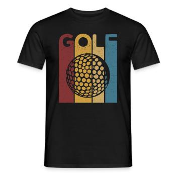 Golfer Golf Sport Lustige Geschenke Golfplatz - Männer T-Shirt - Schwarz - Vorne - AI Model Male 178 light (178cm)