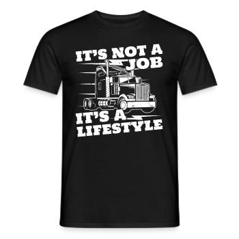 Cadeaux de chauffeur de camion et de camion - T-shirt homme - noir - Devant - AI Model Male 178 light (178cm)