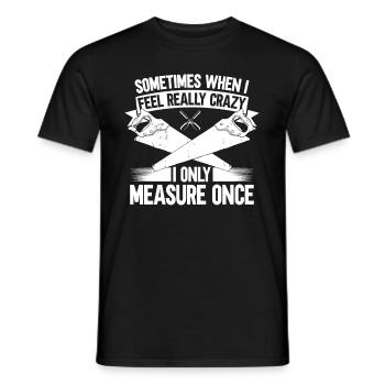Schreiner & Zimmermann Tischler Geschenke - Männer T-Shirt - Schwarz - Vorne - AI Model Male 178 light (178cm)
