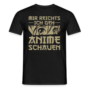 Anime Japanische Serien Manga Anime Geschenke - Männer T-Shirt - Schwarz - Vorne - AI Model Male 178 light (178cm)