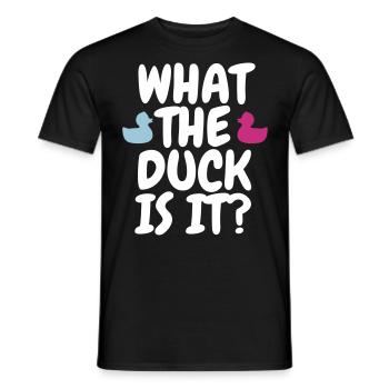 Gender Reveal Party - Men's T-Shirt - black - Front - AI Model Male 178 light (178cm)