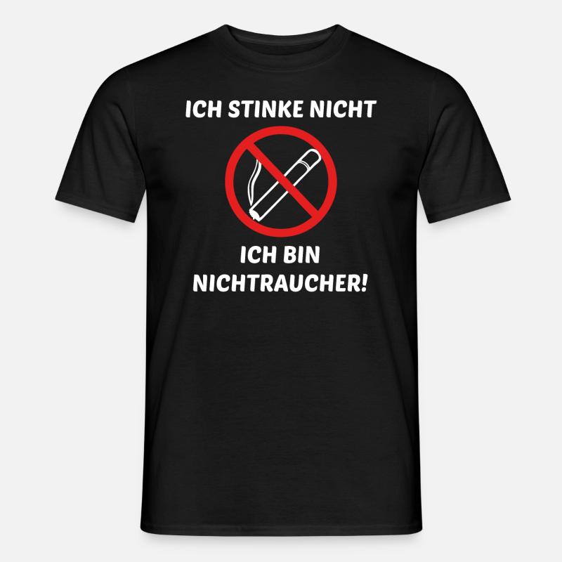 Ich bin Nichtraucher - Männer T-Shirt - Schwarz