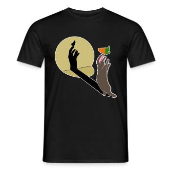 Kaninchen Schmetterling Ostern Hase Geschenkidee - Männer T-Shirt - Schwarz - Vorne - AI Model Male 178 light (178cm)