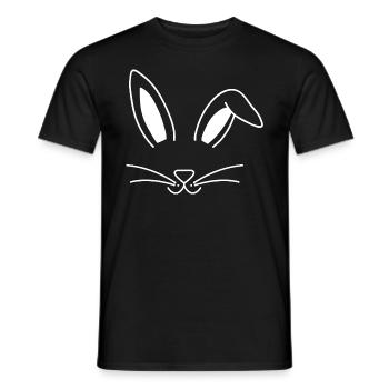 Animal de compagnie de lapin de pâques - T-shirt homme - noir - Devant - AI Model Male 178 light (178cm)