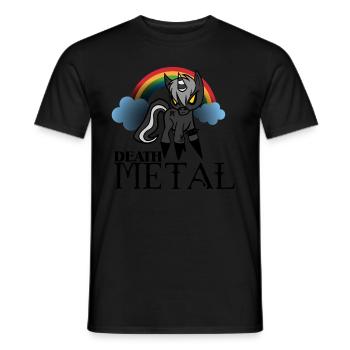 death metal - Männer T-Shirt - Schwarz - Vorne - AI Model Male 178 light (178cm)
