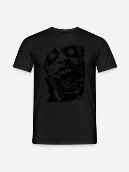 Zombie Face - Men's T-Shirt - black