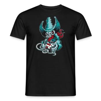 Geister Spieler - Männer T-Shirt - Schwarz - Vorne - AI Model Male 178 light (178cm)