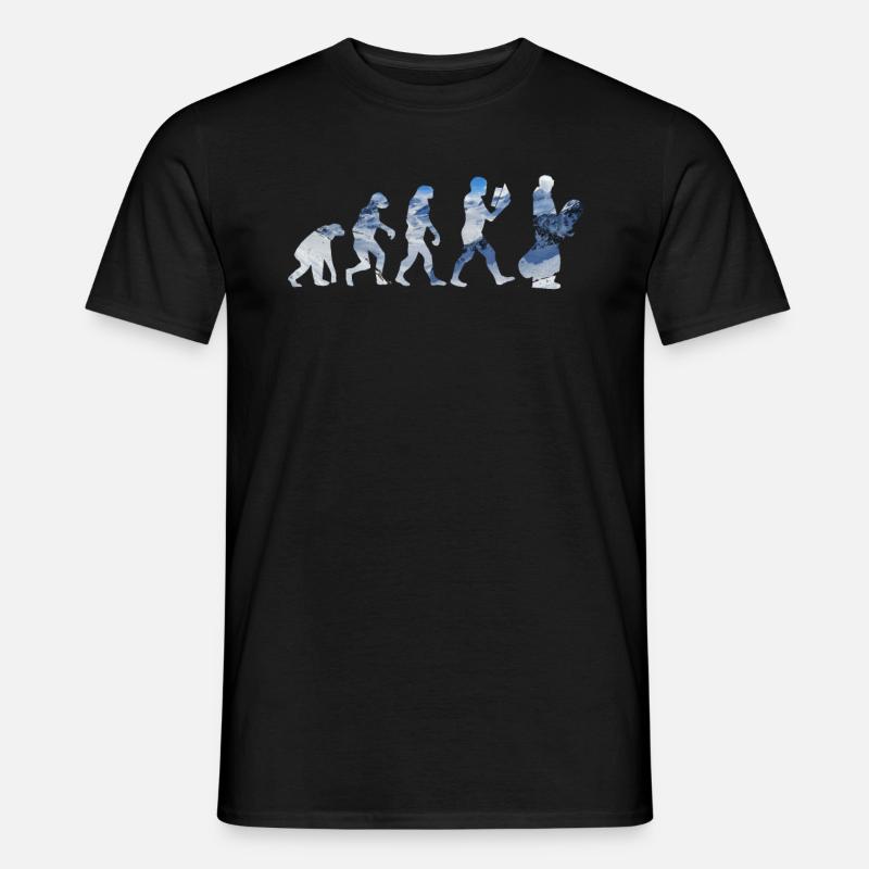 Evolution Snowboarding Snowboard - Men’s T-shirt - black