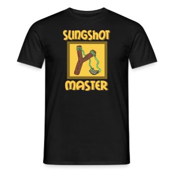 Slingshot slingshot Jacks Prank Shooting Sc - Men's T-Shirt - black - Front - AI Model Male 178 light (178cm)