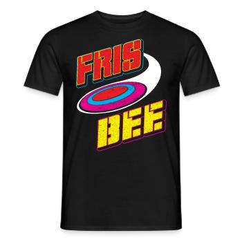 Frisbee - Ultimate Frisbee - Men's T-Shirt - black - Front - AI Model Male 178 light (178cm)