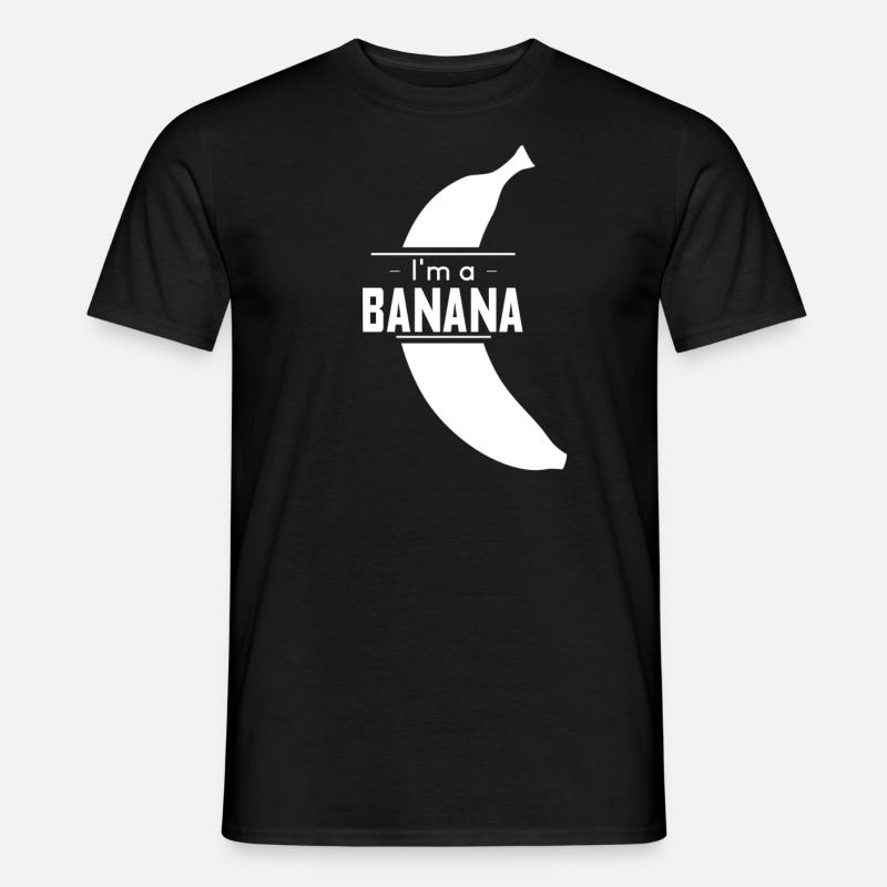 Banane - Männer T-Shirt - Schwarz