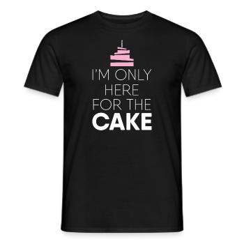 Baking baker baker gift cake pie cook - Men's T-Shirt - black - Front - AI Model Male 178 light (178cm)
