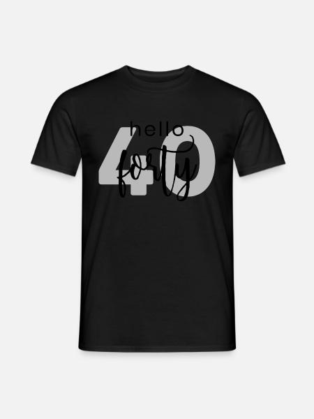 40ème anniversaire - T-shirt homme - noir