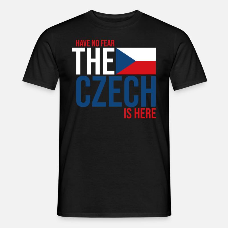 Tschechien Tscheche - Männer T-Shirt - Schwarz
