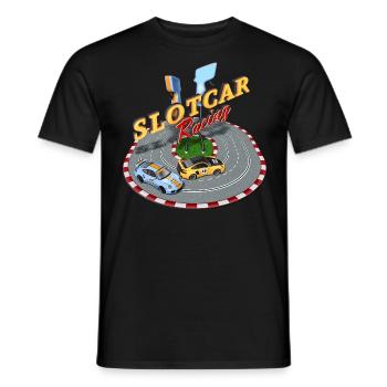 Slotcar Racing - T-shirt homme - noir - Devant - AI Model Male 178 light (178cm)