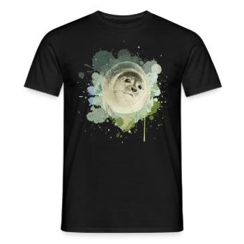 Seal seal sea lion walrus animal - Men's T-Shirt - black - Front - AI Model Male 178 light (178cm)