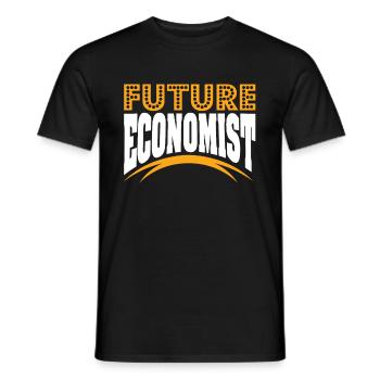 Wirtschaft Student Geschenk BWL VWL - Männer T-Shirt - Schwarz - Vorne - AI Model Male 178 light (178cm)