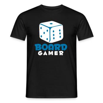 Dice Gift Games Dice Game - Men's T-Shirt - black - Front - AI Model Male 178 light (178cm)