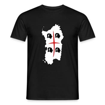 Sardinien 4 More - Männer T-Shirt - Schwarz - Vorne - AI Model Male 178 light (178cm)