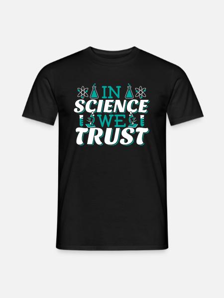 Science Geek Quote for Teachers or Engineers - Men's T-Shirt - black