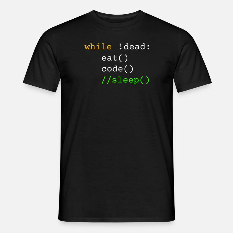 Programmierer Geschenk - Männer T-Shirt - Schwarz