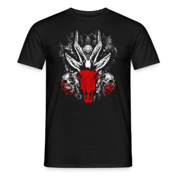 Ruler of the underworld - Men's T-Shirt - black - Front - AI Model Male 178 light (178cm)