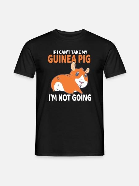 Cochon d'Inde cochon d'Inde animal - T-shirt homme - noir