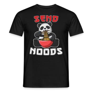 Ramen Soup Nudelbox Ramen Noodles Soup Send Noods - Männer T-Shirt - Schwarz - Vorne - AI Model Male 178 light (178cm)