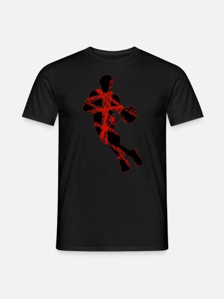 Basketball basketball player basketball player - Men's T-Shirt - black