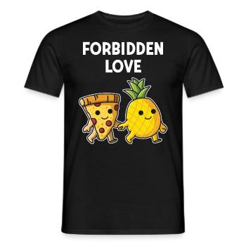 Pizza Hawaï Pizza Ananas Manger Pizza & Ananas - T-shirt homme - noir - Devant - AI Model Male 178 light (178cm)