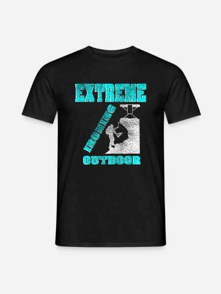 Extreme ironing extreme ironing gift - Men's T-Shirt - black
