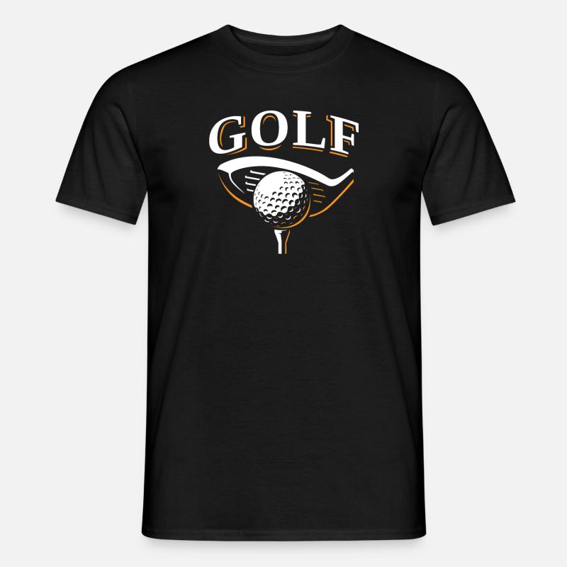 Golf - Männer T-Shirt - Schwarz