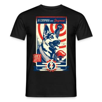 In Company With - Men's T-Shirt - black - Front - AI Model Male 178 light (178cm)
