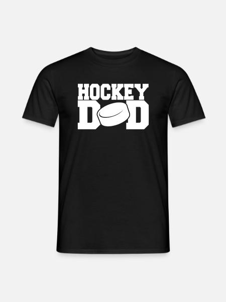 hockey dad - T-shirt homme - noir