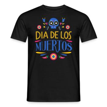 Dia de los Muertos - Men's T-Shirt - black - Front - AI Model Male 178 light (178cm)