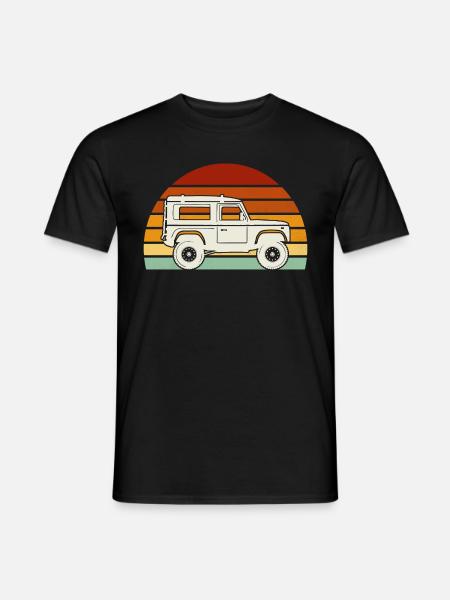off road 4x4 all-terrain vehicle - Men's T-Shirt - black