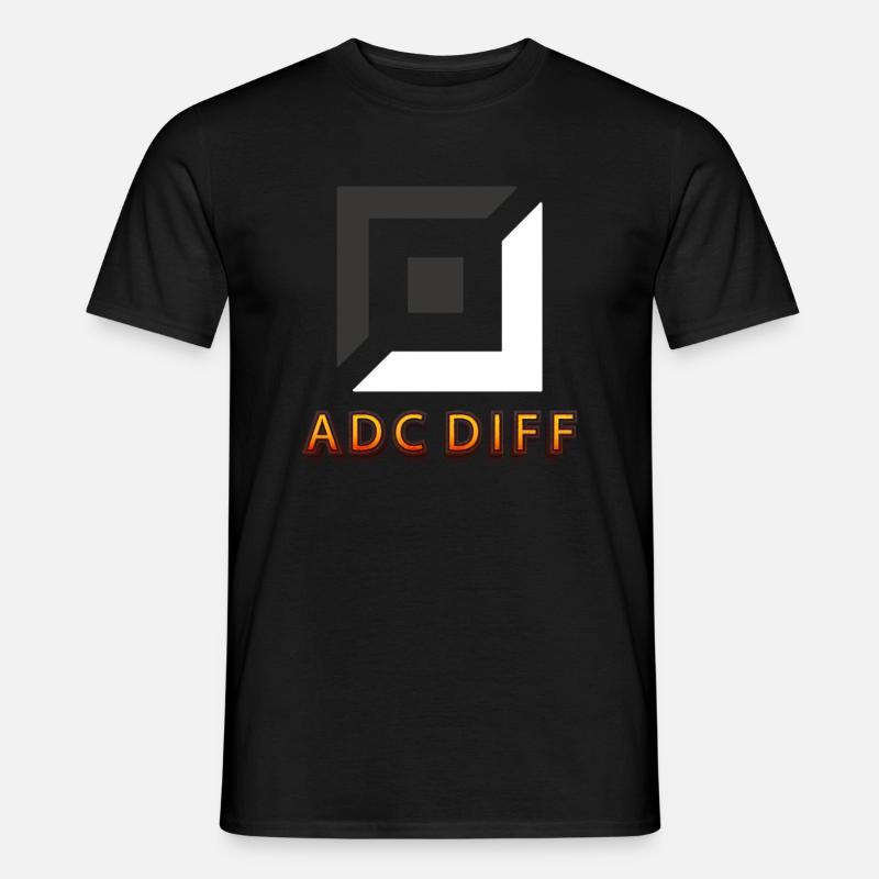 Adc diff Tilter tilted gaming - Männer T-Shirt - Schwarz