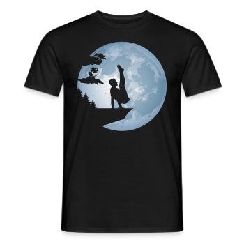 Cadeau de lune de gymnastique de gymnaste pour le père - T-shirt homme - noir - Devant - AI Model Male 178 light (178cm)