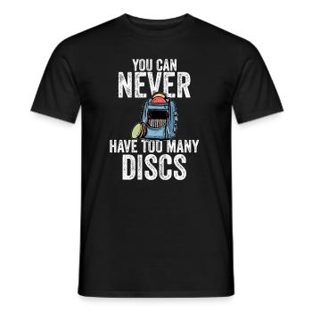 Disc Golf Drôle Disc Golf Disant Disc Golfeur - T-shirt homme - noir - Devant - AI Model Male 178 light (178cm)