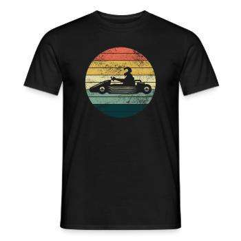 GoKart - Kartsport - Kart - Go Kart - T-shirt homme - noir - Devant - AI Model Male 178 light (178cm)