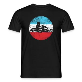 GoKart - Kartsport - Kart - Go Kart - T-shirt homme - noir - Devant - AI Model Male 178 light (178cm)