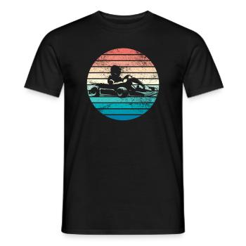 GoKart - Kartsport - Kart - Go Kart - T-shirt homme - noir - Devant - AI Model Male 178 light (178cm)